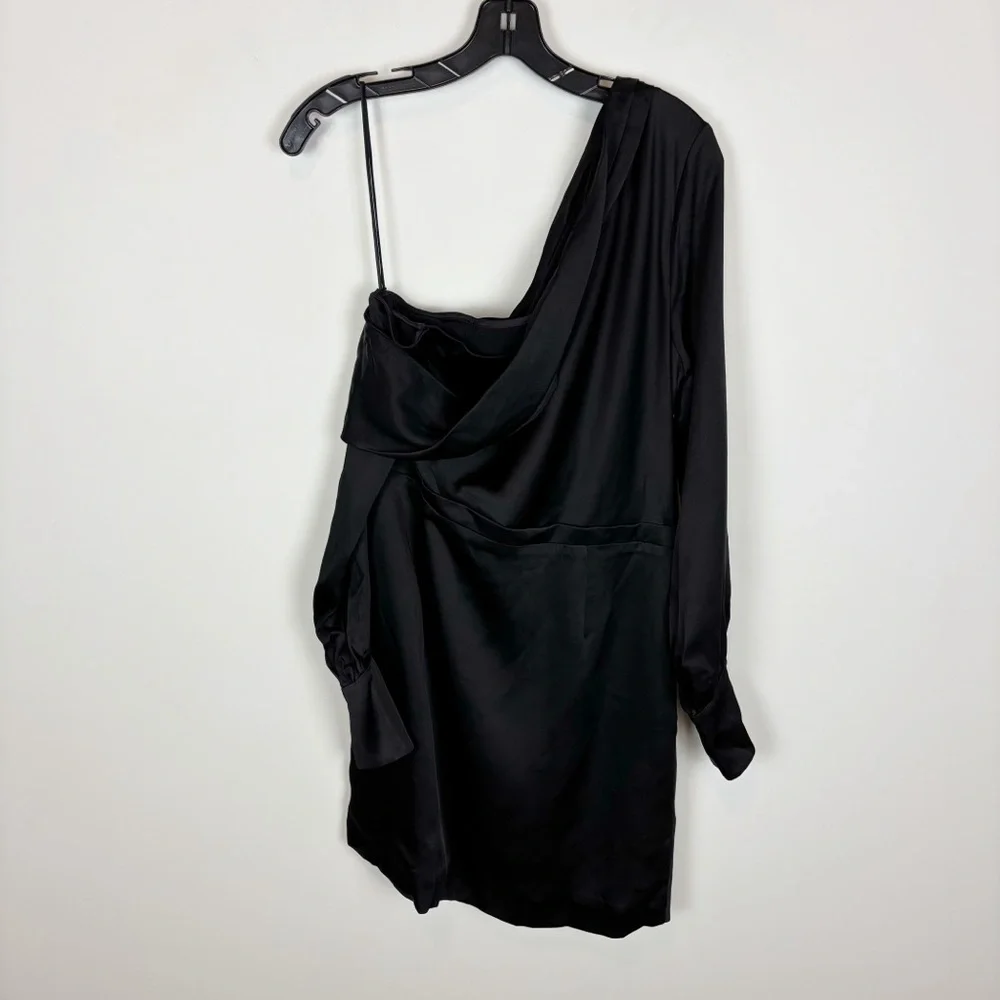 Flaw SIMKHAI Cameron Dress in Black Size 12 - Picture 5 of 14